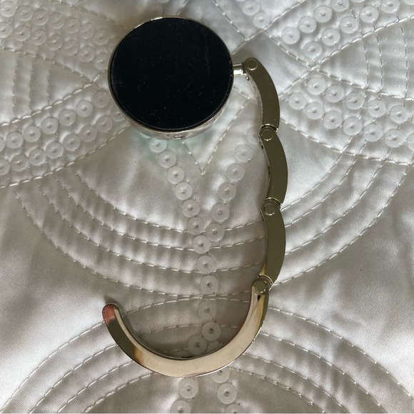 Jeweled Purse bag hook for table or counter. Never used. - Picture 5 of 5